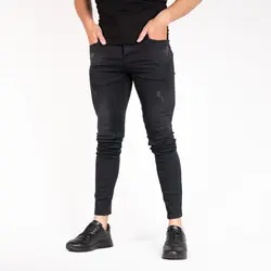 شلوار جین مردانه مشکی کد 7797