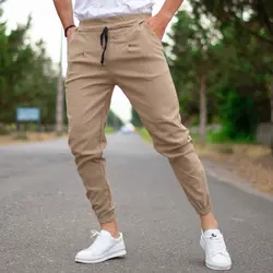 شلوار اسلش مردانه قواره بزرگ کرم کد 7803