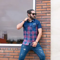 پیراهن مردانه LEVIS آبی تیره