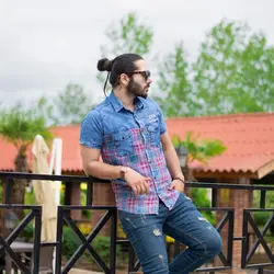 پیراهن مردانه LEVIS آبی کد 7435