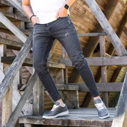 شلوار جین مردانه ZARA ذغالی_کد 7504