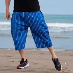 شلوارک مردانه طرح شلوغ آبی_کد 7462