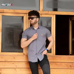 پیراهن مردانه G-STAR خاکستری