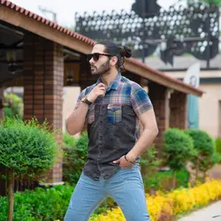 پیراهن مردانه LEVIS ذغالی_کد 7433