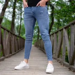 شلوار جین مردانه آبی_کد 5915