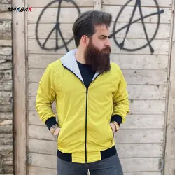سوییشرت مردانه شمعی Massimo Dutti زرد