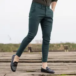 شلوار کتان ITALY یشمی