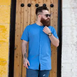 پیراهن آستین کوتاه philipp plein_آبی آسمانی