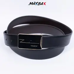 کمربند مردانه Wonderful مشکی_کد 5565