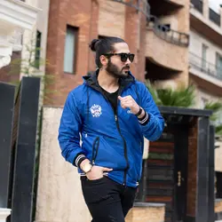 سوییشرت دورو شمعی آدیداس آبی_کد 5620