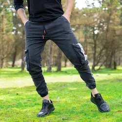 شلوار اسلش لی مردانه ذغالی BASIC