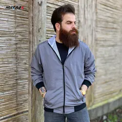 سوییشرت مردانه شمعی Massimo Dutti دلفینی