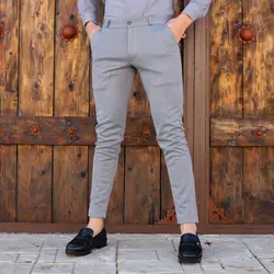 شلوار مردانه FASHION طوسی_کد 5233