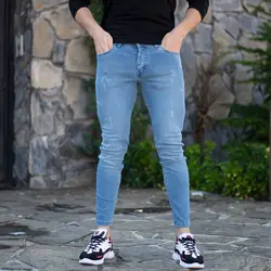 شلوار جین مردانه VANGUARD آبی روشن_کد 5268