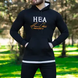 هودی مردانه مشکی HBA