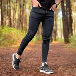 شلوار جین مردانه ذغالی_کد5037