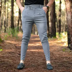 شلوار مردانه طوسی_کد 5039