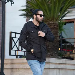 کاپشن مردانه LEVIS ذغالی_کد 4936