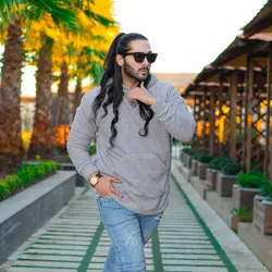 هودی تدی مردانه طوسی_کد 4953