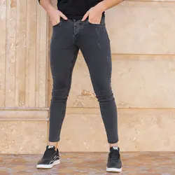 شلوار جین VANGURD ذغالی_کد 4946