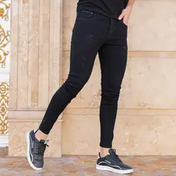 شلوار جین TOMMY مشکی_کد 4947