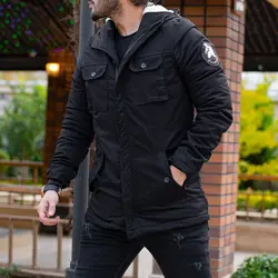 کاپشن مردانه LEVIS مشکی_کد 4449