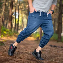 اسلش جین مردانه سرمه ای_کد 4923