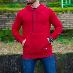 هودی مردانه SUPER DRY قرمز