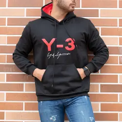 هودی مردانه مشکی Y_3