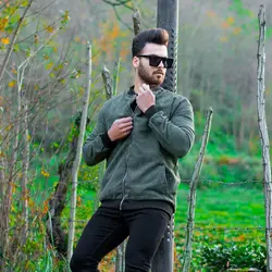 سوییشرت مردانه کبریتی یشمی_کد 4816