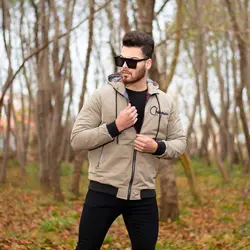کاپشن مردانه CHAMPION خاکی