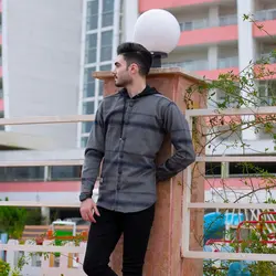 سوییشرت مردانه پشمی خاکستری_کد 4606
