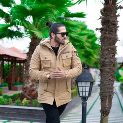 کاپشن مردانه PERSOMS_نخودی