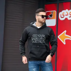 هودی مردانه مشکی STAR WARS