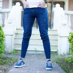 شلوار جین مردانه آبی تیره_کد 4370