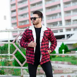 سوییشرت چهارخانه مشکی قرمز GUCCI_کد 4192