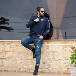 کاپشن مردانه خلبانی NT سرمه ای