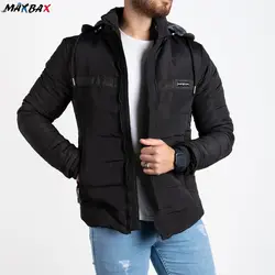 کاپشن مردانه مشکی TB_کد 4046