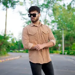 پیراهن مردانه آستین بلند کبریتی_کد 4221