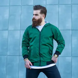 سوییشرت مردانه شمعی سبز Massimo Dutti