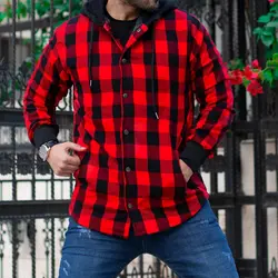 سوییشرت چهارخانه مشکی قرمز GUCCI_کد 4211