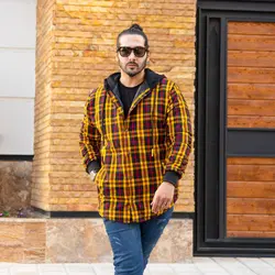 سوییشرت چهارخانه زرد GUCCI