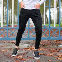 شلوار جین JACK&JONES مشکی_کد 4141