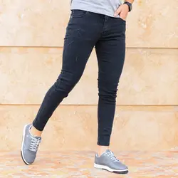 شلوار جین ZARA ذغالی_کد 4143