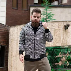 سوییشرت شمعی طرح دار LEVIS