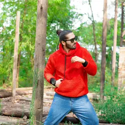 هودی تدی مردانه قرمز