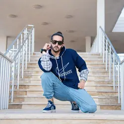 هودی کبریتی نایک JUST DO IT سرمه ای