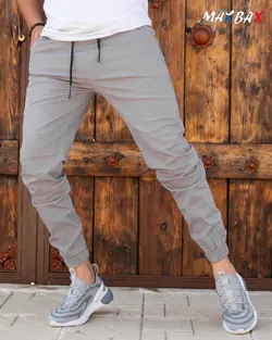 شلوار اسلش مردانه طوسی_کد 3688