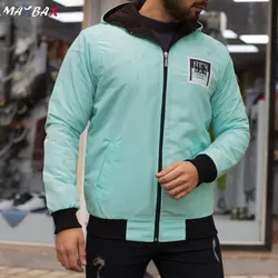 کاپشن مردانه فیروزه ای HABINUO