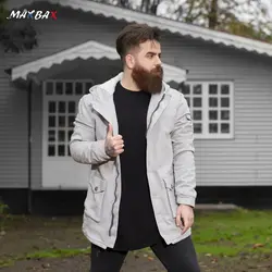 کاپشن مردانه برشکا طوسی روشن